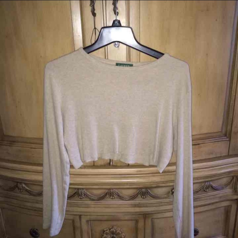 Ralph Lauren Long Sleeve Crop Top